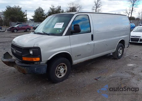 2005 Chevrolet Express z USA, uszkodzony, nr VIN 1GCGG25V651136161